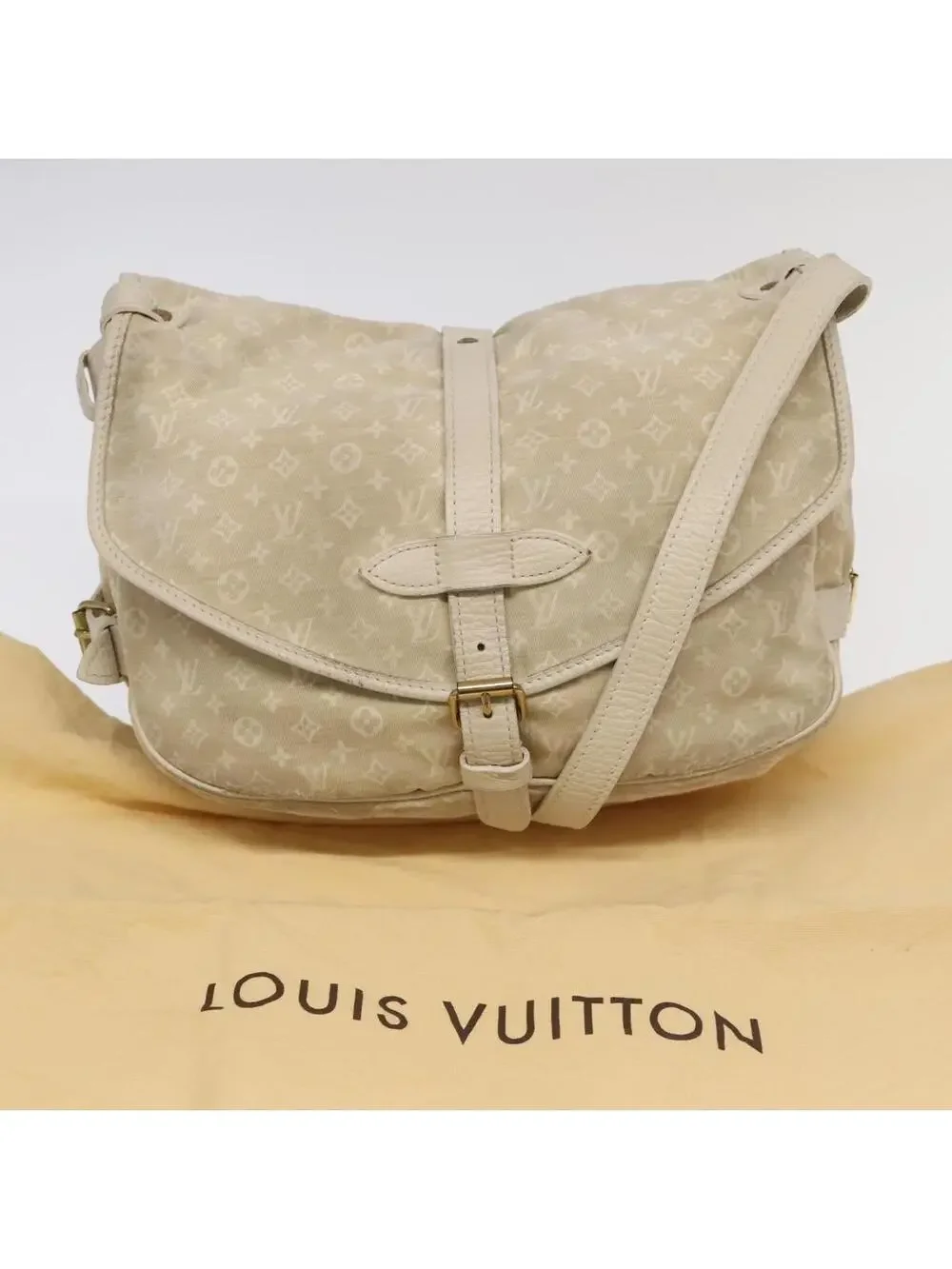 Louis Vuitton Mini Lin Saumur Pm #344163L54B